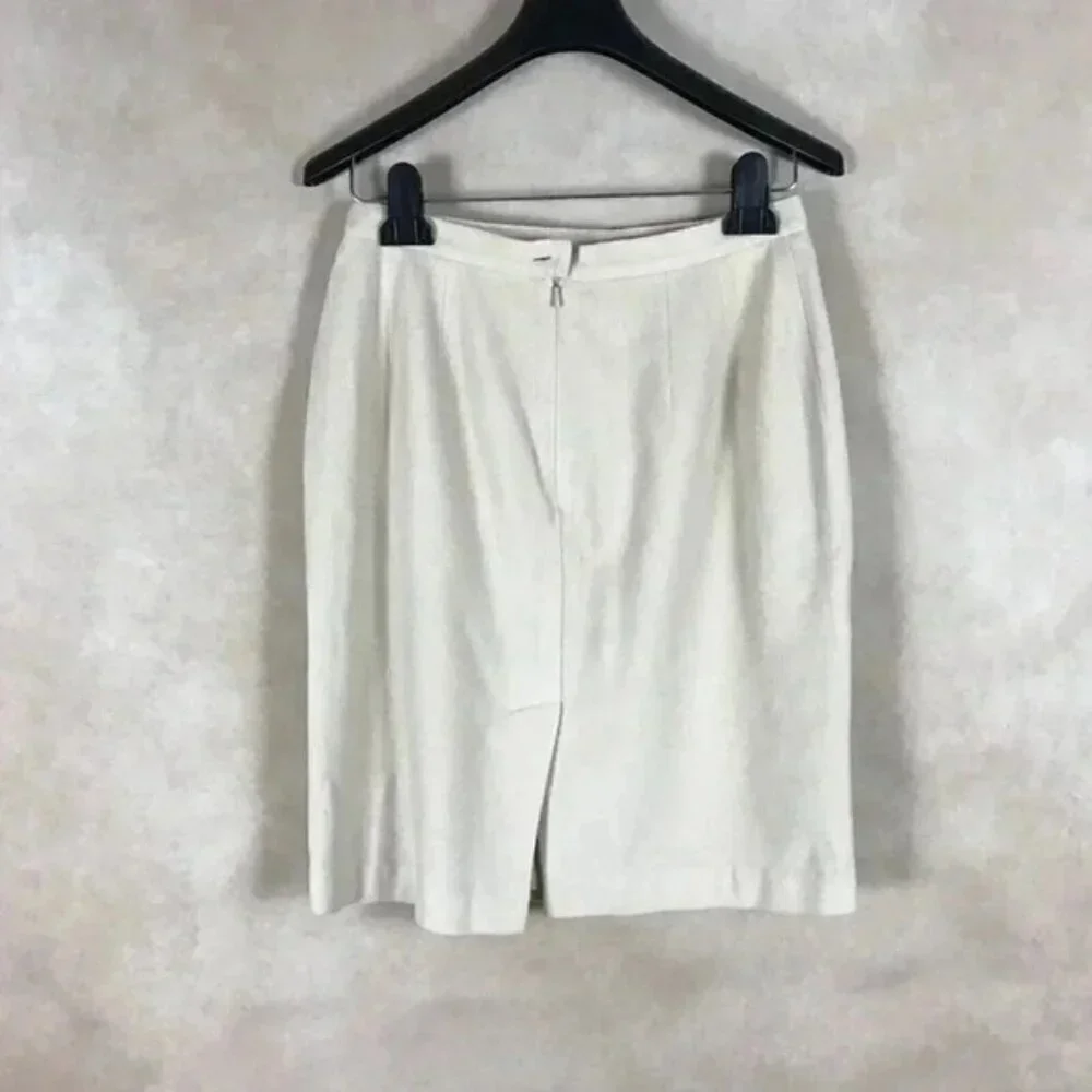 Colour Eighteen Vintage Wool Cashmere Pencil Skirt Size 8 - Picture 2 of 8